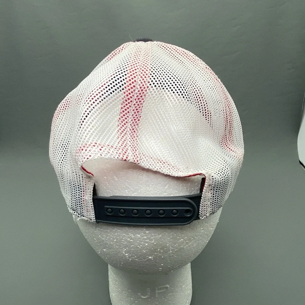 Dodge‎ Ram Logo Trucker Snapback Cap Hat Gray White Adjustable Curved Mesh